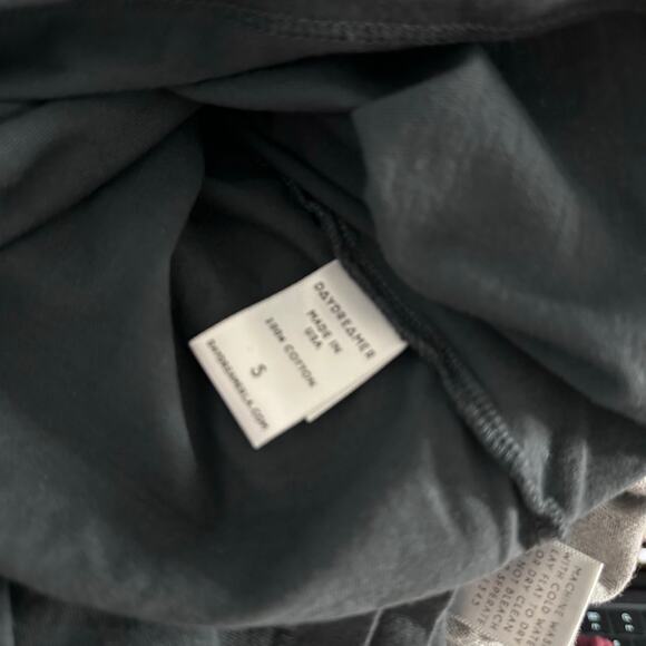 Daydreamer Nirvana Graphic Print Short Sleeve Knit Tee Gray Size Small - Picture 3 of 4